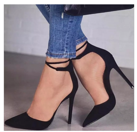 2019 Womens Patent Leather Pointy Toe Pumps Cross Strappy High Heel 2 Club Shoes