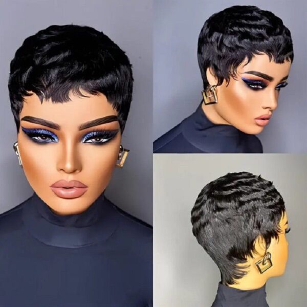 European and American Wig African Hair Pixie Short Cut