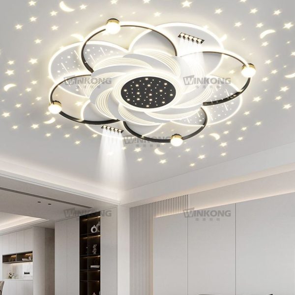 Modern Minimalist Main Light 2025 New Starry Sky High-End Ceiling Light for Living Room and Whole House Lighting Fixtures